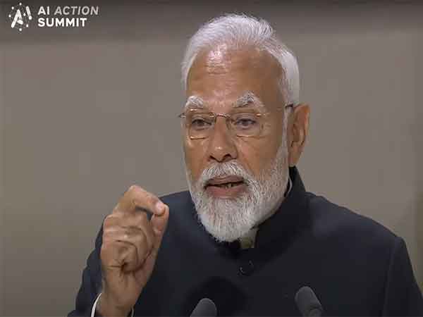 Prime Minister Narendra Modi addressing the AI Summit in Paris (Image Credit: Narendra Modi Youtube Channel)