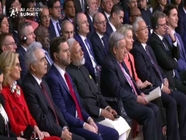 PM Modi, US VC JD Vance seen seated together at AI Action Summit (Photo/DD News)