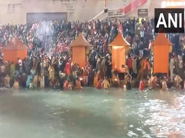 Visual from Haridwar (Photo/ANI)