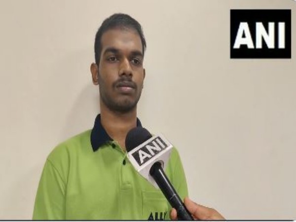 JEE aspirant Om Prakash who scored 300 out of 300. (Photo/ANI)