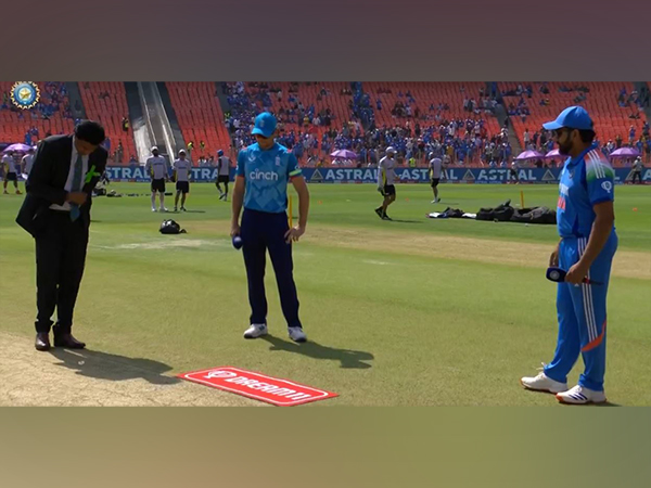 Toss in Ahmedabad (Photo: X/ @BCCI)