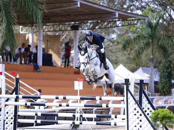 Tejas Dhingra (Photo:  National Equestrian Championship Showjumping 2025 Kicks Off at Modi Equestrian Academy, Meerut)