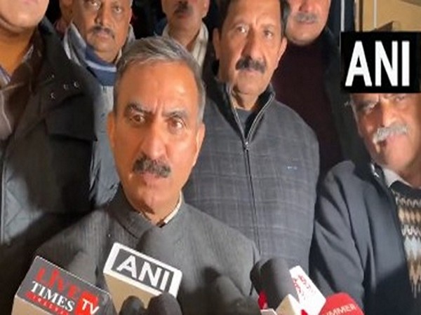 Himachal Pradesh CM Sukhvinder Sukhu (File photo/ANI)