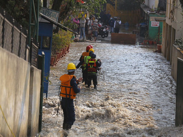 Inundated government offices in Kathmandu (Image/ANI)