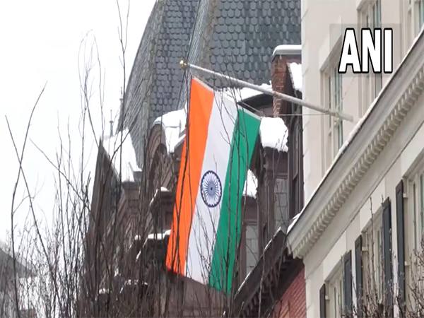 Blair House decked up with Indian flag (Photo/ANI)