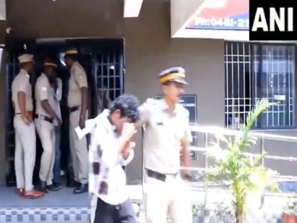 One of the arrested accused in police custody (Photo/ANI) 