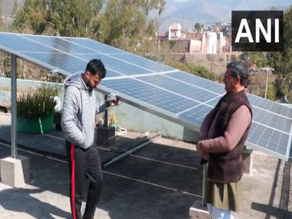 Many households in Udhampur install solar panels thanks to PMSGMBY  (Photo/ANI)