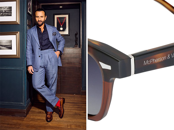 “True Style is Timeless”, says Saif Ali Khan as he partners with premium sunglass brand McPherson & Valentine, from the house of MacV