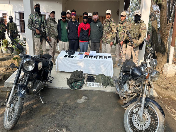Manipur Police arrest 4 members of banned outfit. (Photo/X@manipur_police)