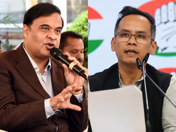 Assam Chief Minister Himanta Biswa Sarma; Congress MP from Jorhat, Gaurav Gogoi(File Photo/ANI)