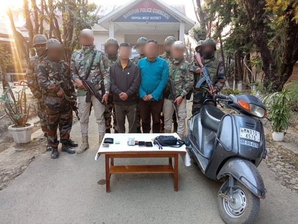 Assam Rifles arrest PREPAK, KCP cadres in Manipur (Photo/ANI)