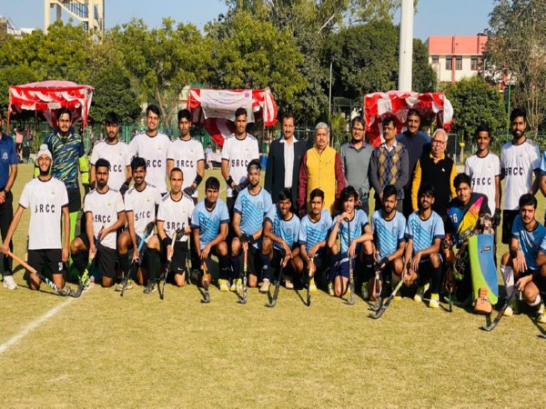 Team SRCC. (Photo- Shyam Lal Memorial Hockey Tournament)