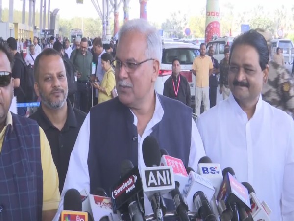 Former Chhattisgarh chief minister and Congress leader Bhupesh Baghel (Photo/ANI)