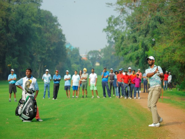 Yuvraj Sandhu in action during PGTI Players Championship 2025 (Image: PGTI)