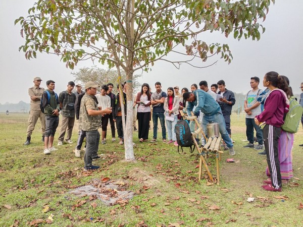 Youths living near Manas Tiger Reserve recieves training on ecotourism (Photo/ANI)