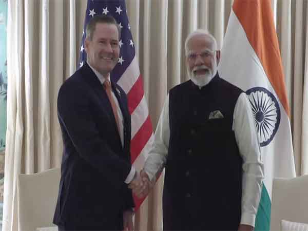 Prime Minister Narendra Modi and US NSA Michael Waltz (Photo/ANI)