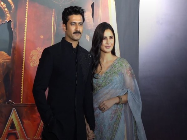 Couple Vicky Kaushal and Katrina Kaif (Image source: ANI)