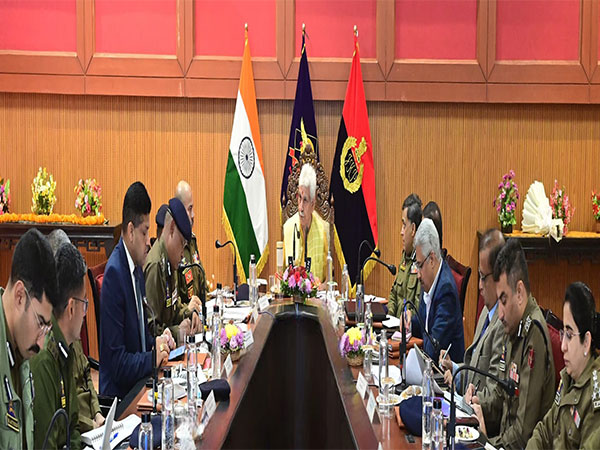 J-K Lt Governor Manoj Sinha held a high-level security review meeting (Photo/x/@diprjk)
