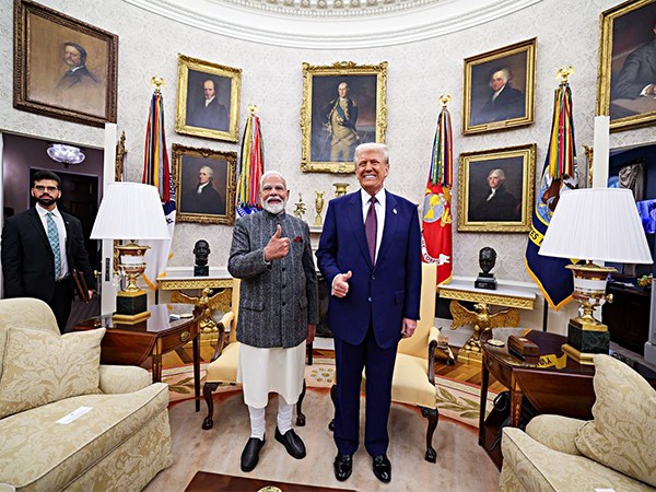 Prime Minister Narendra Modi and President Donald Trump (Photo/ANI)