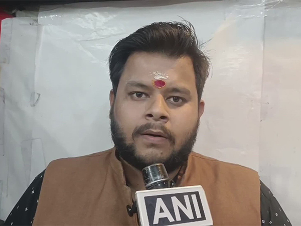 Rohan Saxena, Uttar Pradesh State President of Rashtriya Bajrang Dal (Photo/ANI)