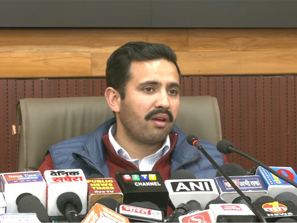 Public Works Department (PWD) Minister of Himachal Pradesh government, Vikramaditya Singh (Photo/ANI)