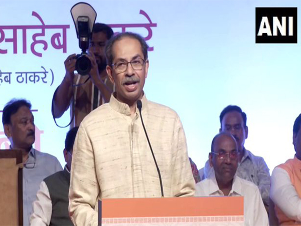 Shiv Sena (UBT) Chief Uddhav Thackeray (File photo/ANI)