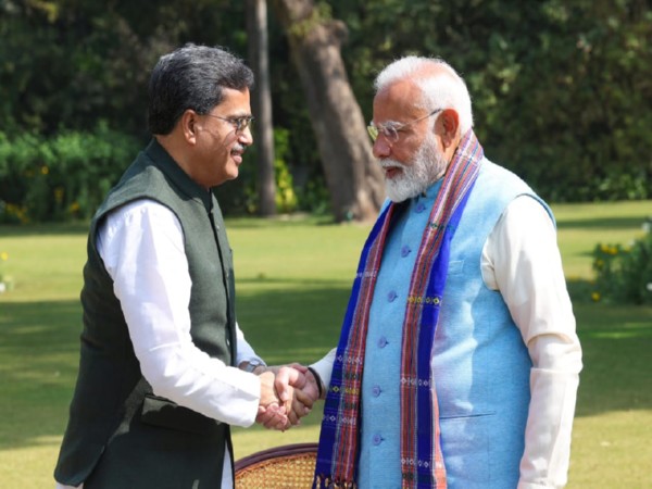 Tripura CM Manik Saha meets PM Narendra Modi in New Delhi (Photo/X: @DrManikSaha2) 