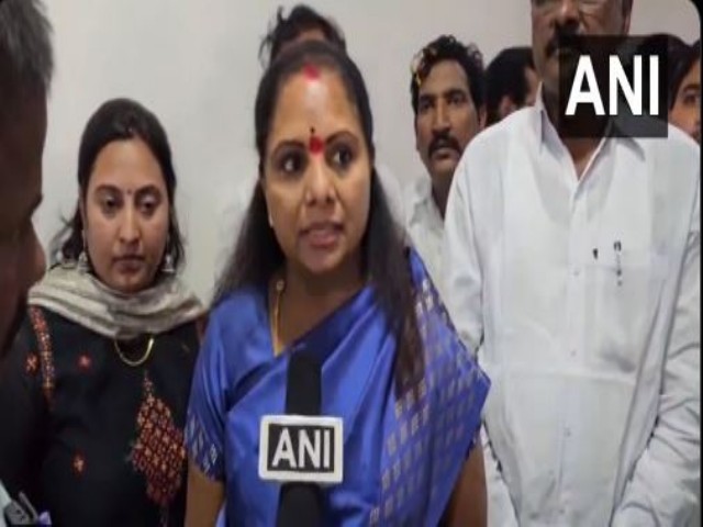 BRS MLC K Kavitha (Photo/ANI)