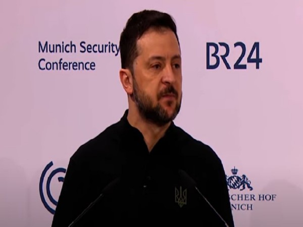 Ukrainian President Volodymyr Zelenskyy delivers remarks at Munich Security Conference (Image Credit: YouTube/Office of the President of Ukraine) 