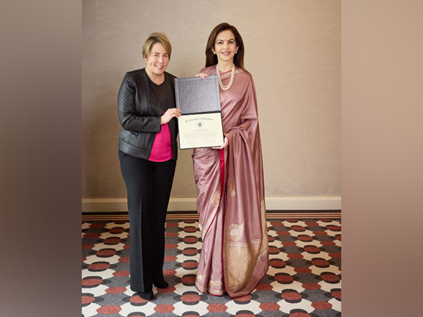 Founder and Chairperson of Reliance Foundation, Nita Ambani with Governor of Massachusetts Maura Healey (Photo/@ril_foundation)