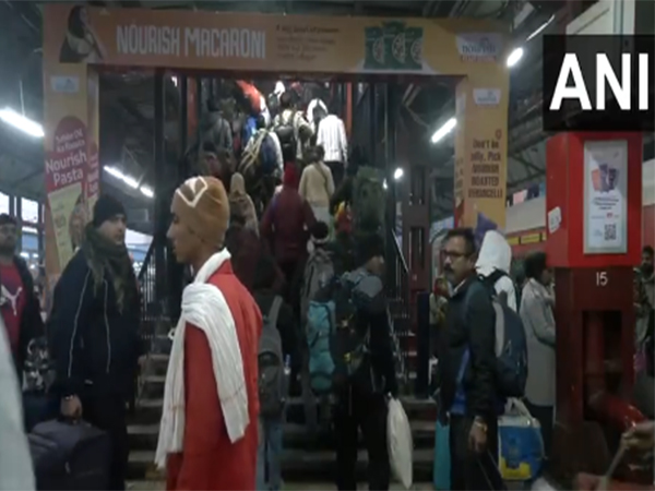 Visual from platform number 14 - one of the platforms at New Delhi Railway Station, where a stampede broke out. (Photo/ANI)