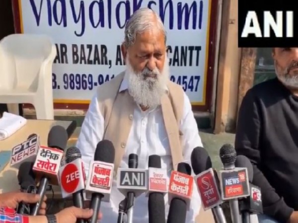 Haryana Minister Anil Vij (Photo/ANI)