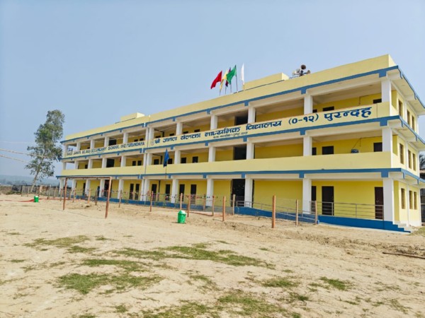 School Building of Shree Janata Belaka Secondary School (Photo/ANI)