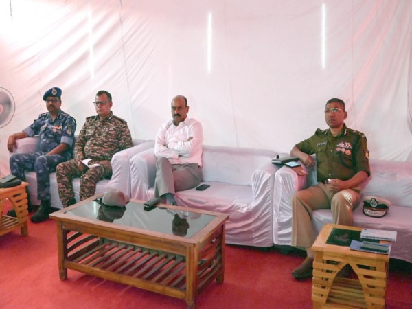 CRPF DG, GP Singh reviewing security arrangments for Mahakumbh (Photo/X @)