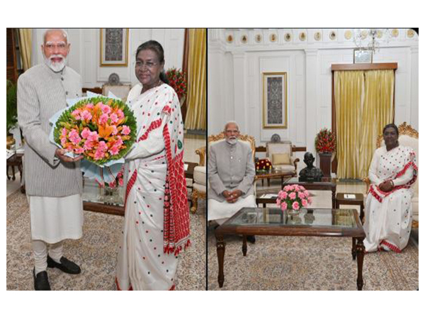   PM Narendra Modi meets President Droupadi Murmu at Rashtrapati Bhavan (Photo/X:@rashtrapatibhvn)