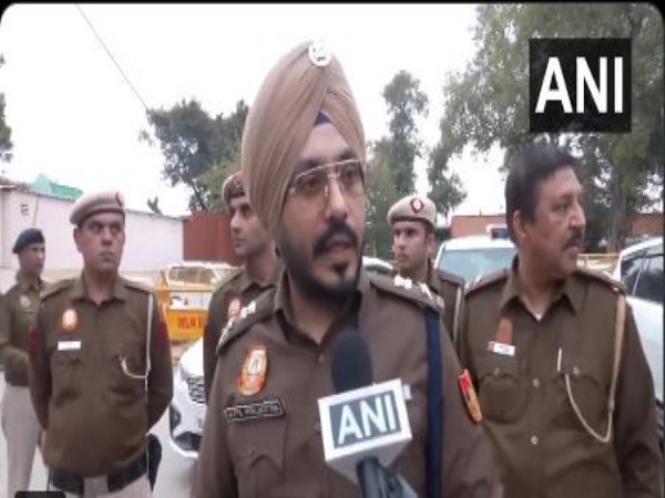 DCP Railway KPS Malhotra speaking on special trains for devotees travelling to Maha Kumbh in the wake of stampede at New Delhi Railway station on Saturday evening. (Photo/ANI)