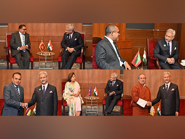 EAM S Jaishankar meets counterparts from Sri Lanka, Maldives, Mauritius, Bhutan, Nepal (Image Credit: X/@DrSJaishankar)