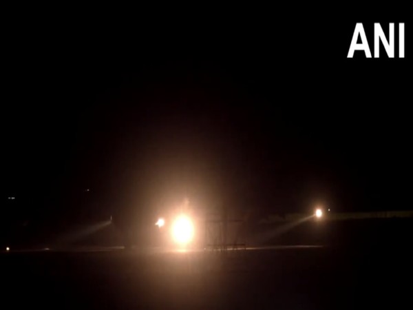 Visuals of the plane that landed in Amritsar (Photo/ANI)