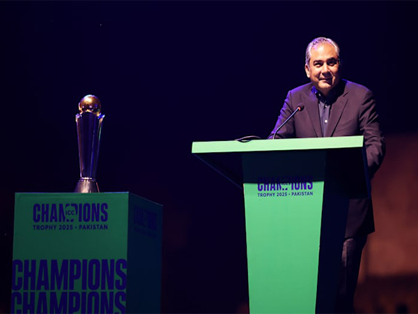 PCB chairman Mohsin Naqvi with ICC Champions Trophy 2025 (Photo: ICC)