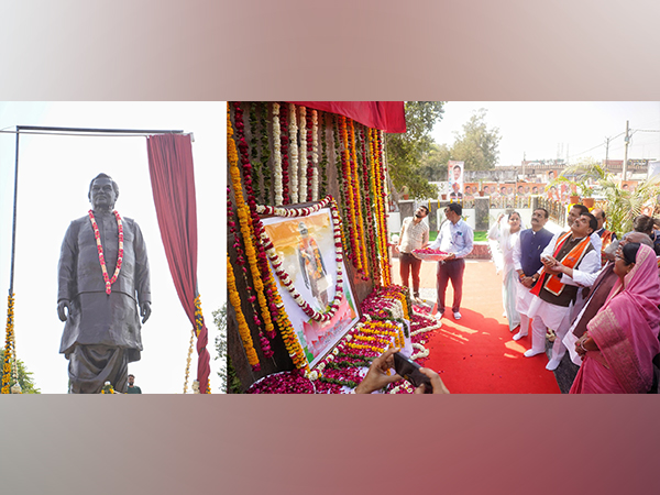 MP CM Mohan Yadav unveiled statue of former PM Late Atal Bihari Vajpayee (Photo/DPR) 