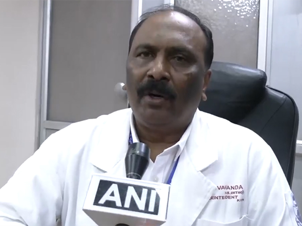 Dr Sivananda, Superintendent of King George Hospital, Visakhapatnam (Photo/ANI)