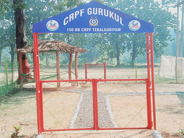 CRPF's model school Tekalgudem area at Sukma, Chhattisgarh (Photo/ANI)