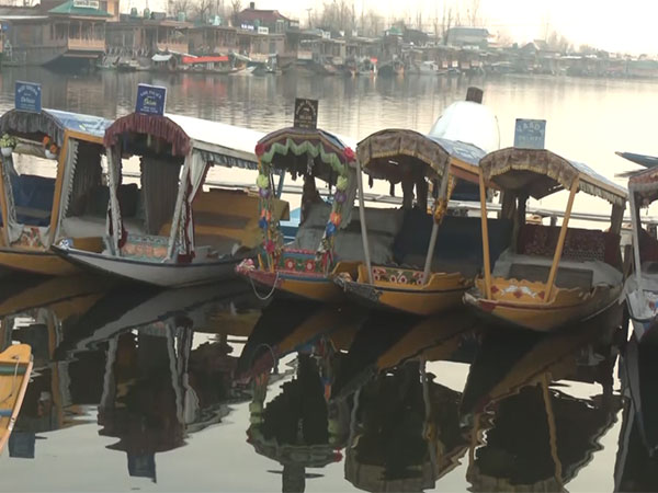 Visuals from Srinagar's Dal Lake on Tuesday. (Photo/ANI) 