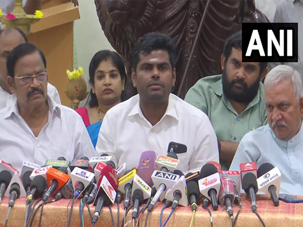  Tamil Nadu BJP president K Annamalai (Photo/ANI)