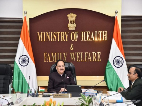 Minister of Health JP Nadda chairs NIHFW's  41st governing body meeting (Photo/ X @JPNadda)