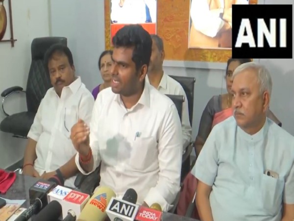 Tamil Nadu BJP president K Annamalai (Photo/ANI)