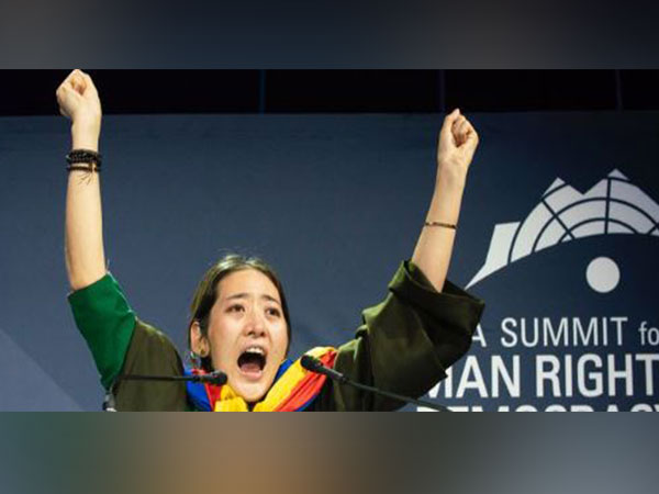 Tibetan activist Namkyi (Image Source: @CTA_TibetdotNet)