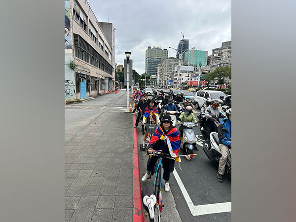 Activists in Taipei rally for Tibetan freedom (Photo/ANI)