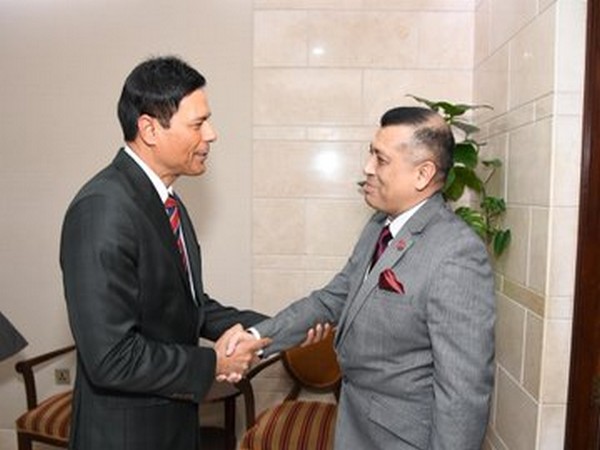 Daljit Singh Chawdhary, Director General of BSF and Mohammad Ashrafuzzaman Siddiqui, DG of BGB (Photo/@BSF_India)