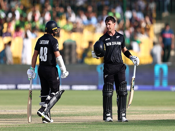 Tom Latham and Will Young (Photo: @BLACKCAPS/X) 